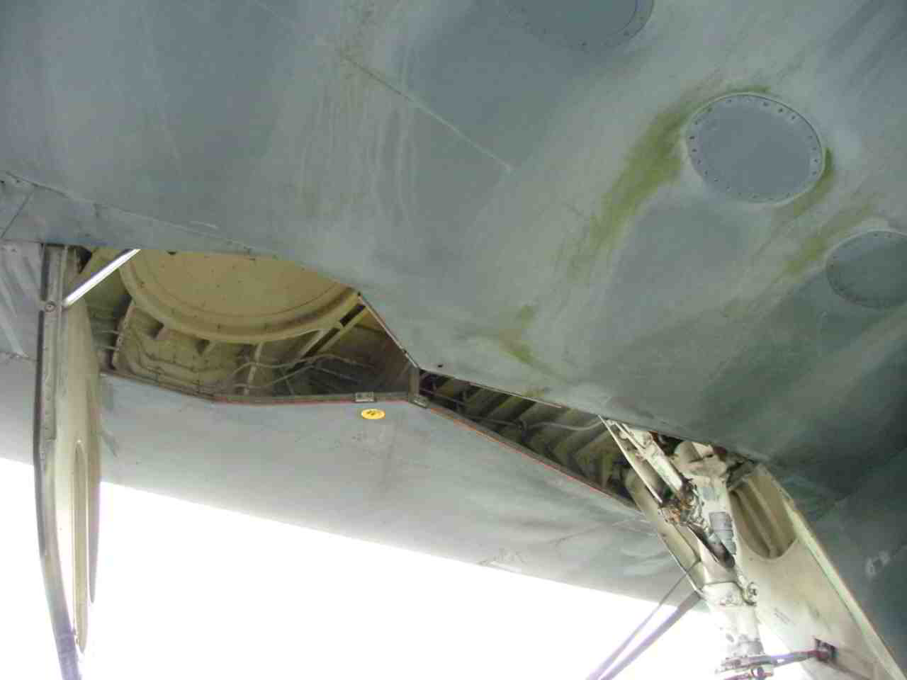 B-52G Outrigger wheel well